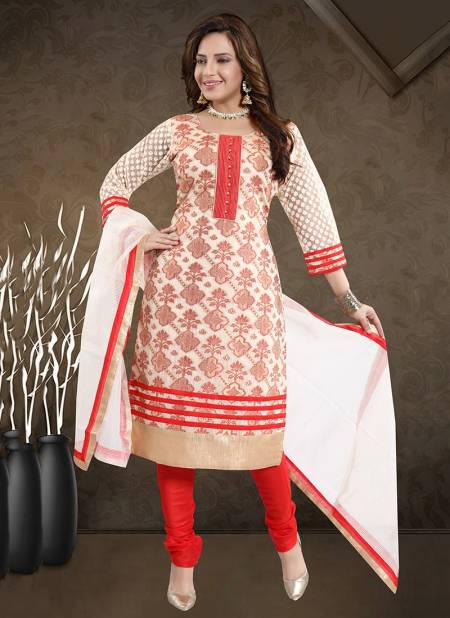 RED Colour N F CHURIDAR 08 Fancy Festive Wear Worked Readymade Salwar Suit Collection N F C 224 RED